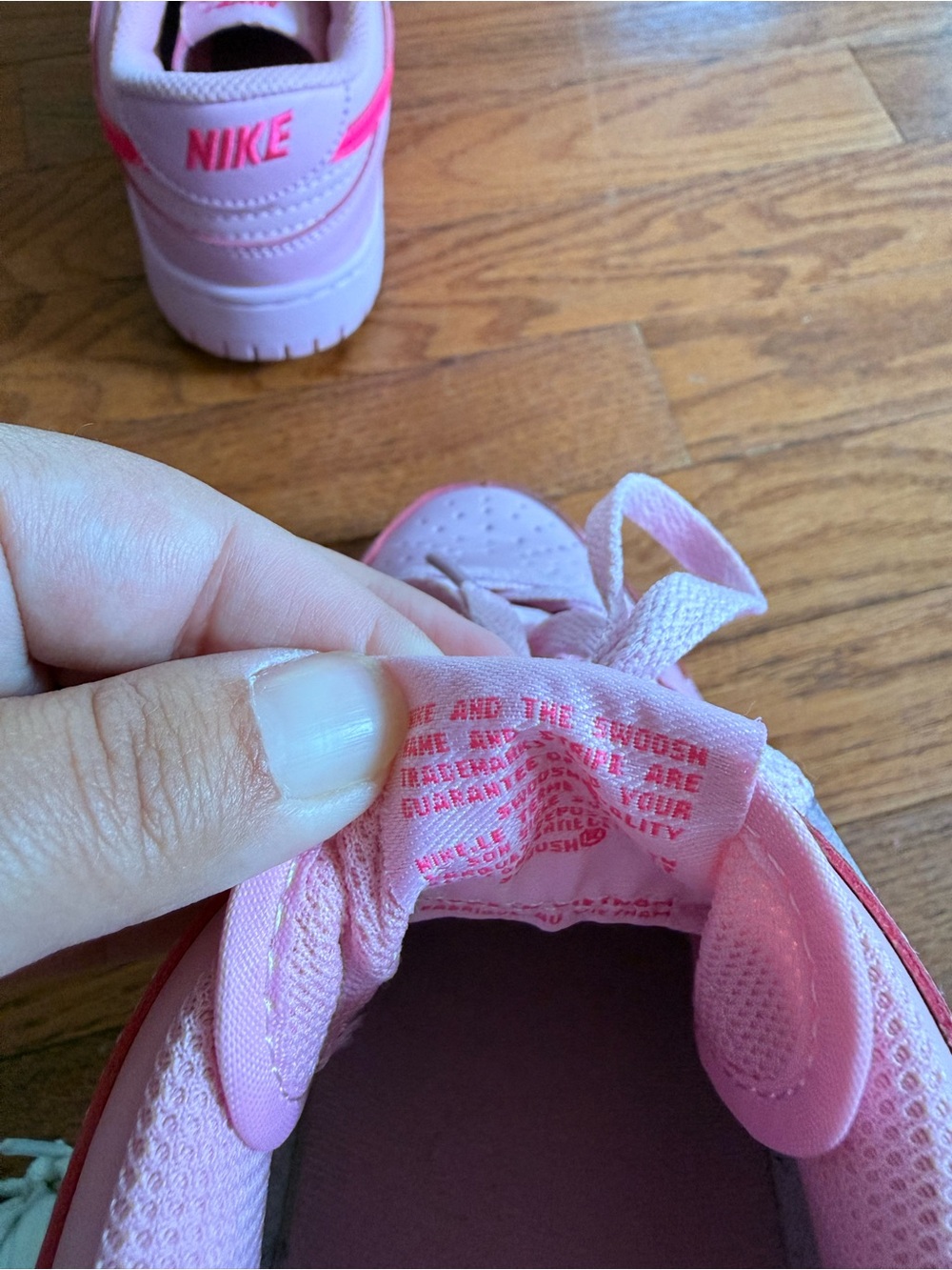 Nike Dunk Low Triple Barbie Pink Shoes Men’s size 8 / Women’s size 9 - Picture 5 of 10